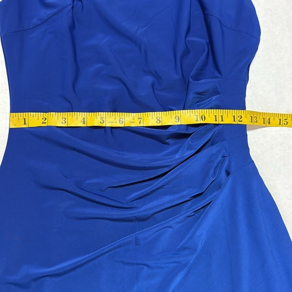 💙 Catherine Malandrino Cobalt Blue Bodycon Cocktail Dress - Picture 4 of 11